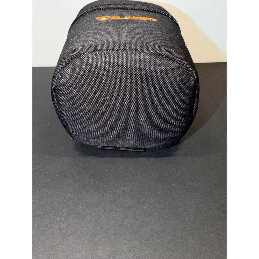 Slinger Padded Camera Soft Lens Pouch Case Black Nylon
